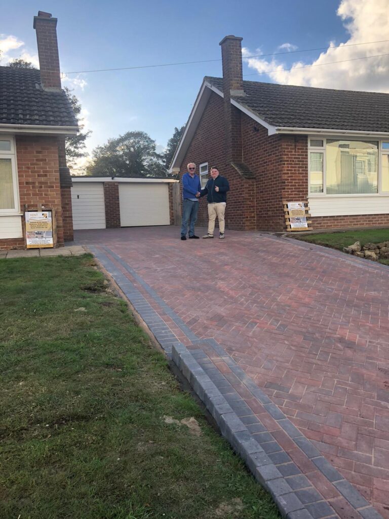 red brick block paving driveway (1)