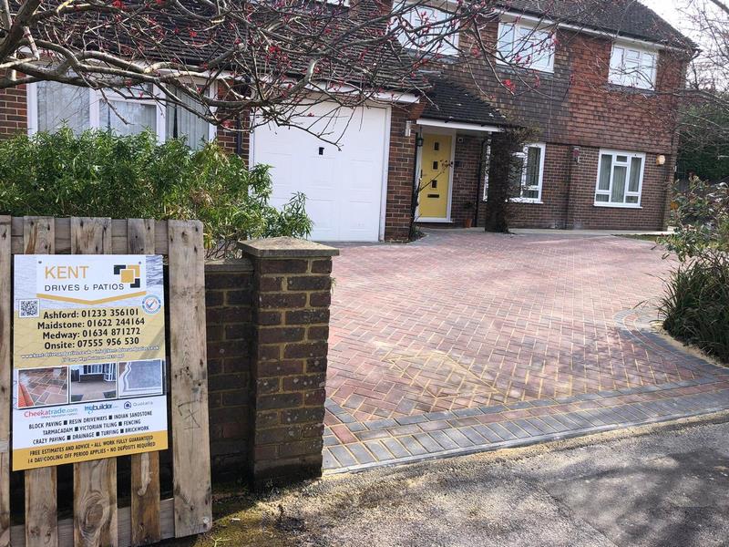 maidstone block paved driveway 02