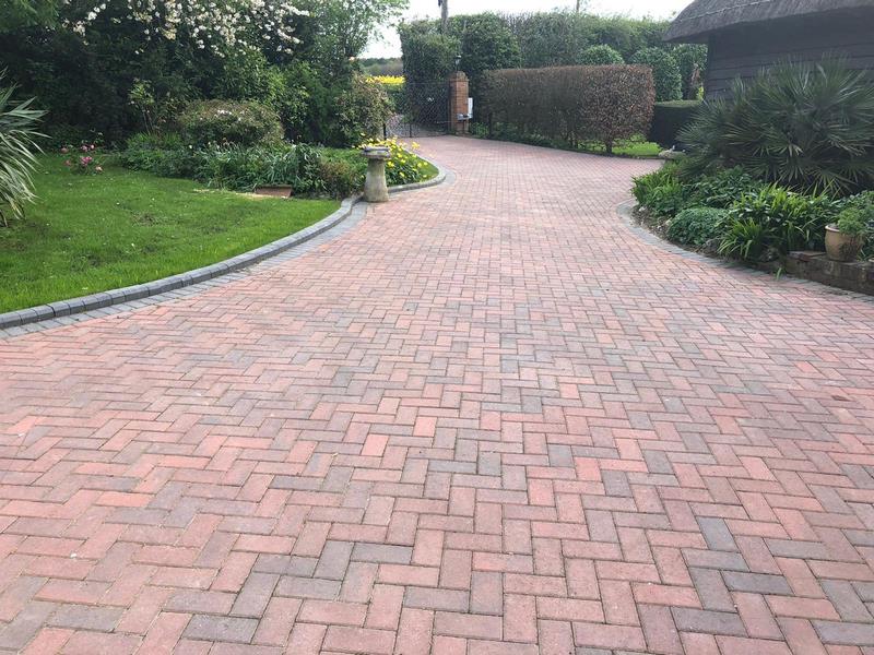 large block paved driveway sittingbourne kent 1