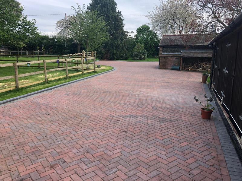 large block paved driveway sittingbourne kent 3