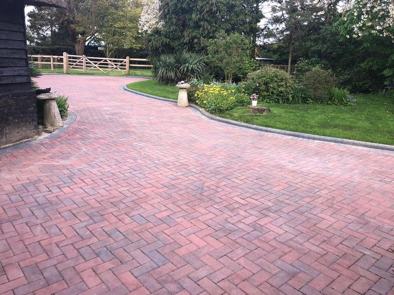 large block paved driveway sittingbourne kent 6