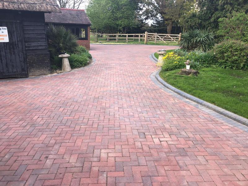 large block paved driveway sittingbourne kent 7