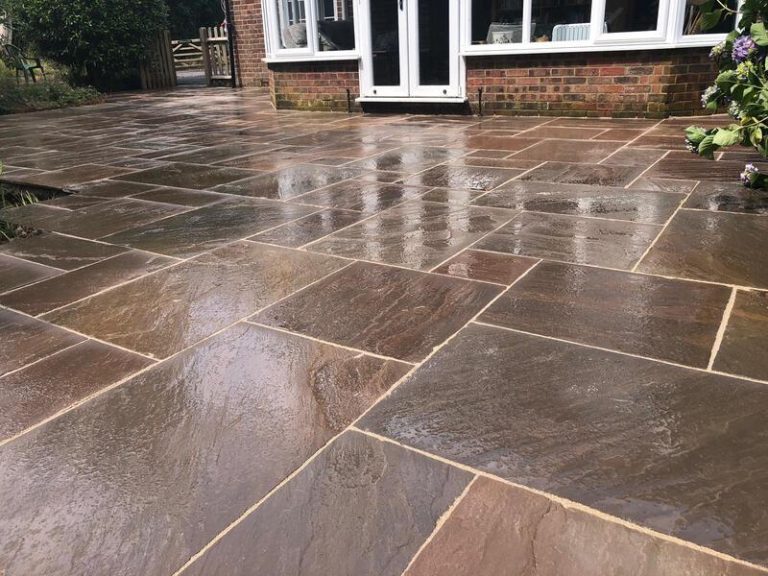 indian sandstone patio maidstone 07