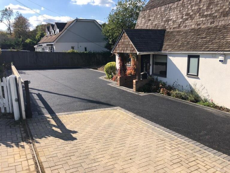 tarmac driveway with charcoal block paved driveway acro drainage in biddenden 22
